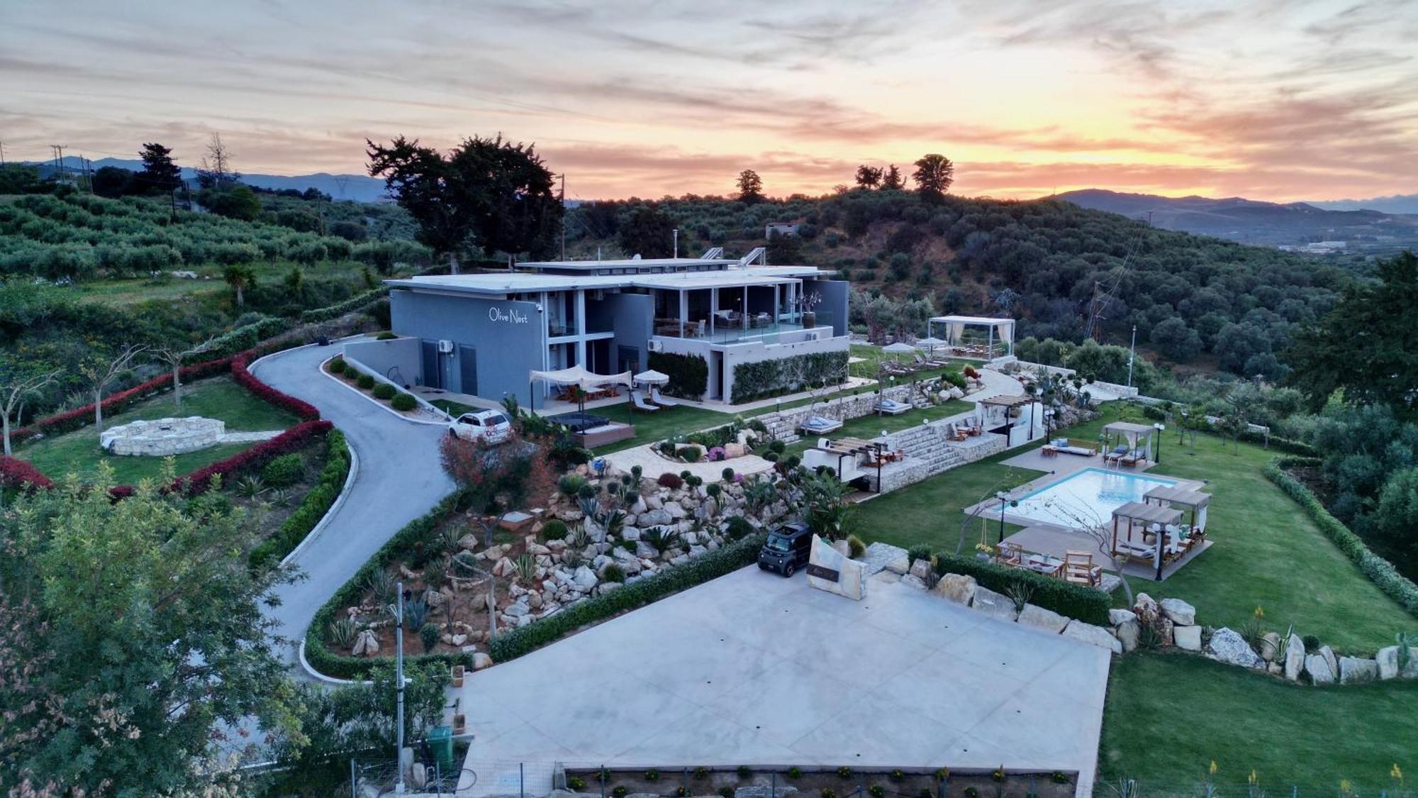 Olivenest Chania Executive Villa Perivólia المظهر الخارجي الصورة